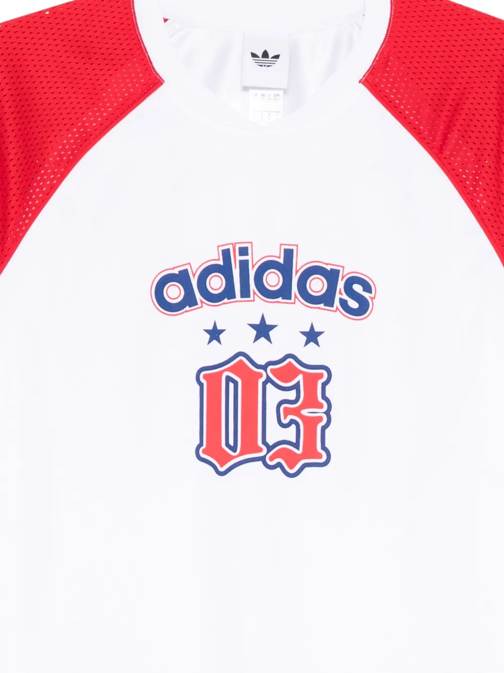 adidas T-shirt met logoprint Wit