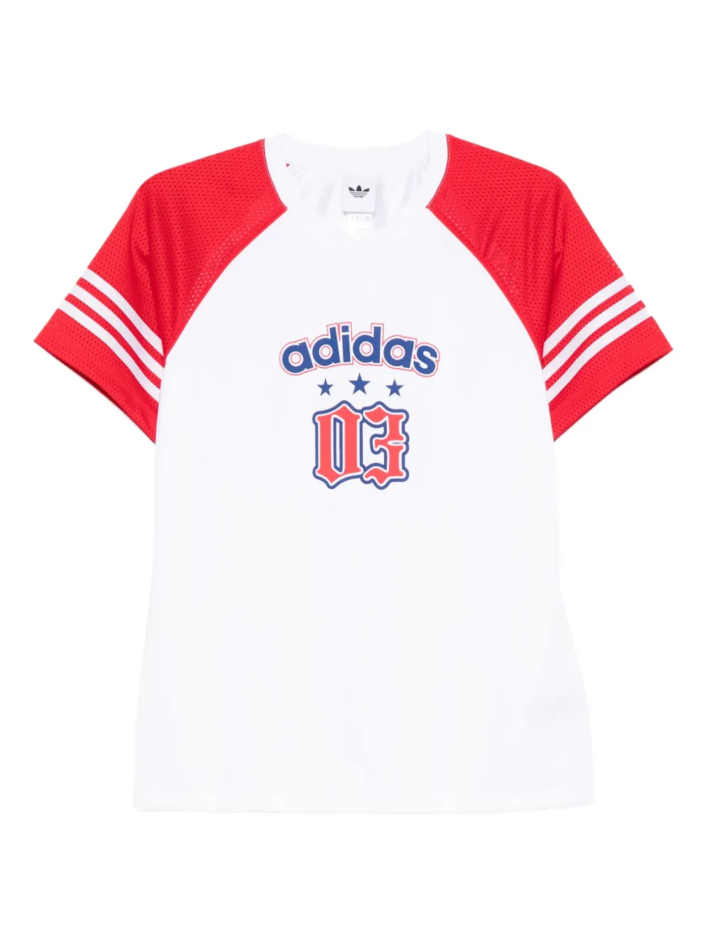 adidas logo-print T-shirt - Bianco