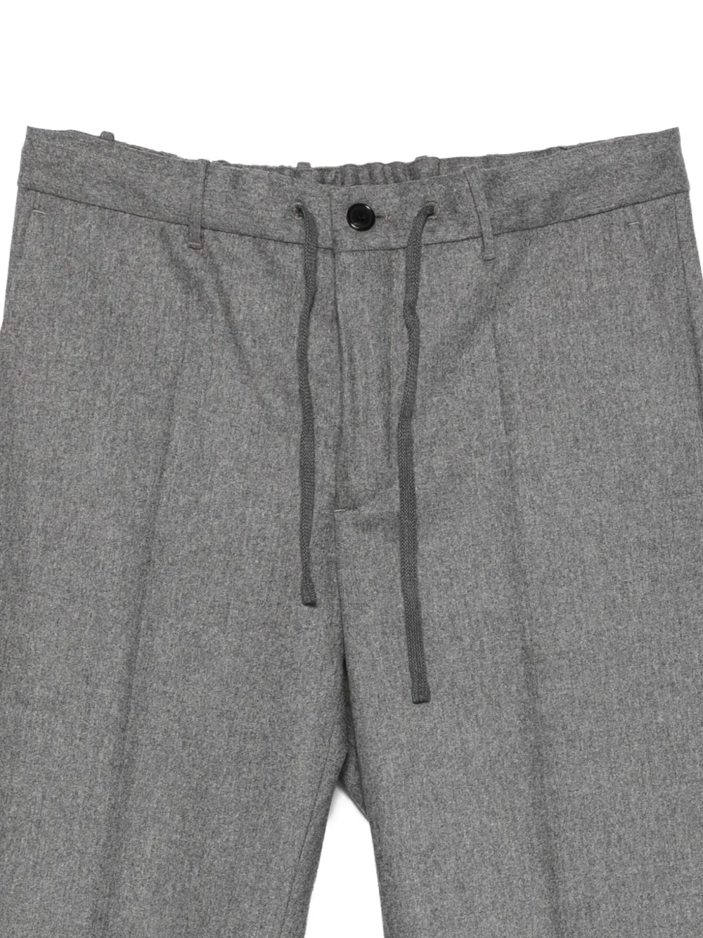 Incotex Trainingsbroek met trekkoordtaille Grijs