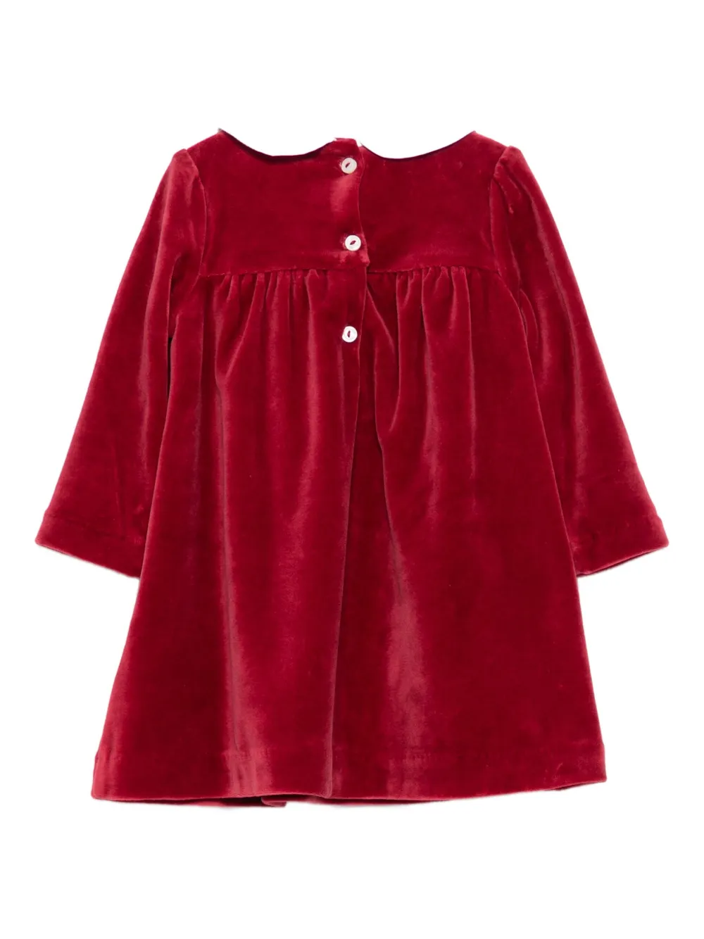 POLO RALPH LAUREN KIDS cotton dress - 001 RED