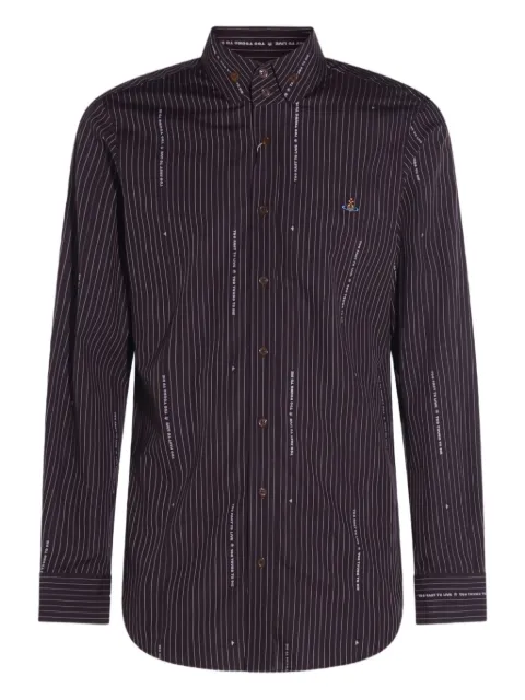 Vivienne Westwood Camicia a righe con ricamo