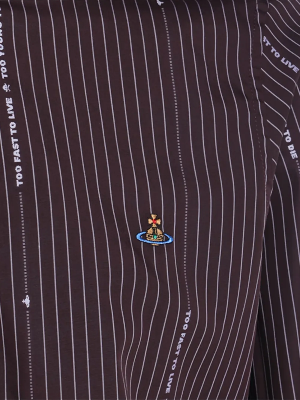 Vivienne Westwood Overhemd met geborduurd logo Rood