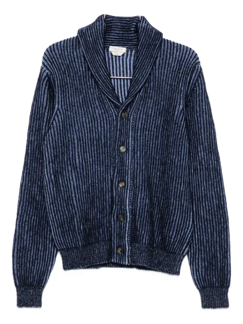Jacob Cohën shawl-collar striped cardigan