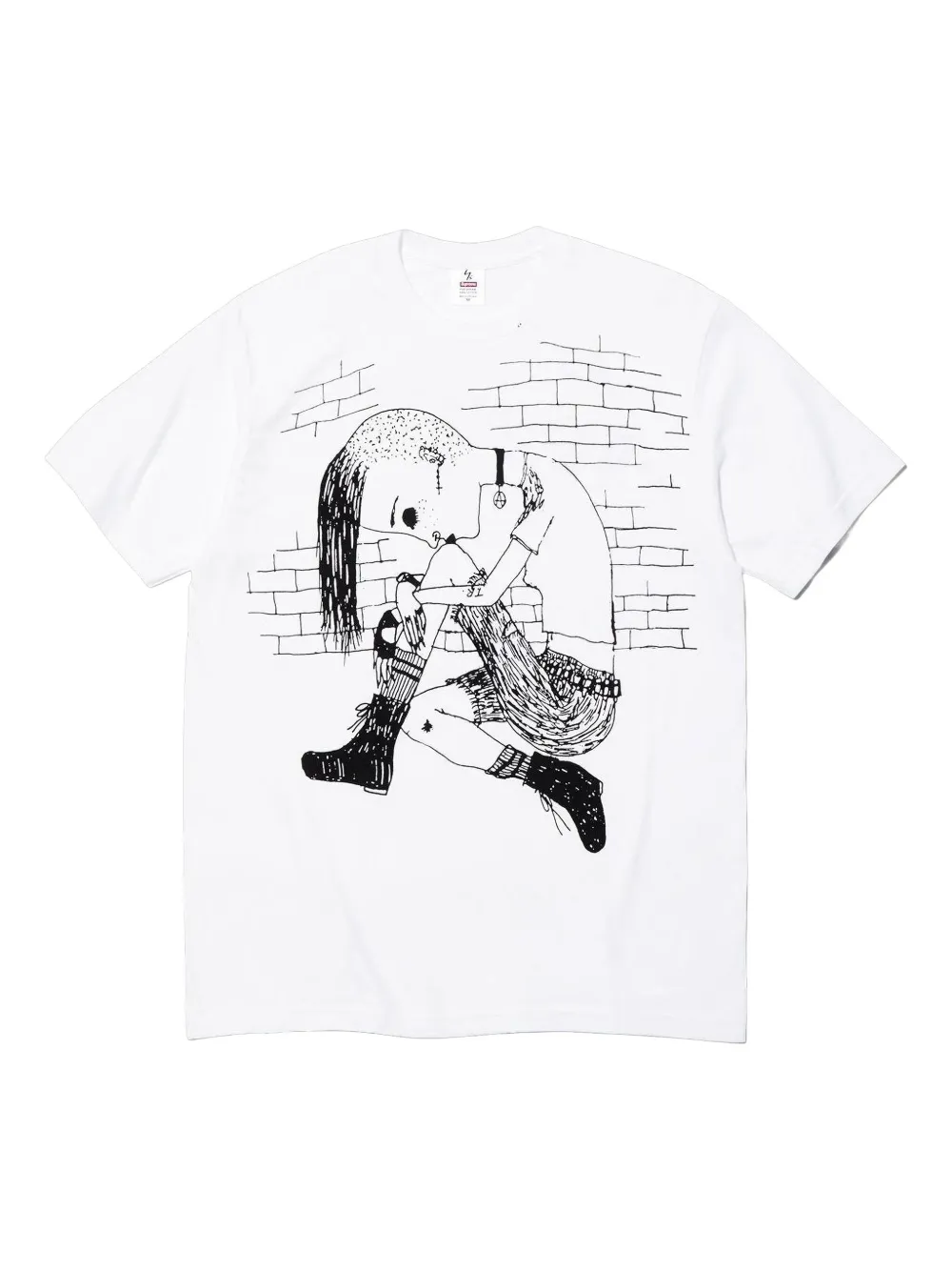 Supreme playera con estampado gráfico | blanco | Image 1