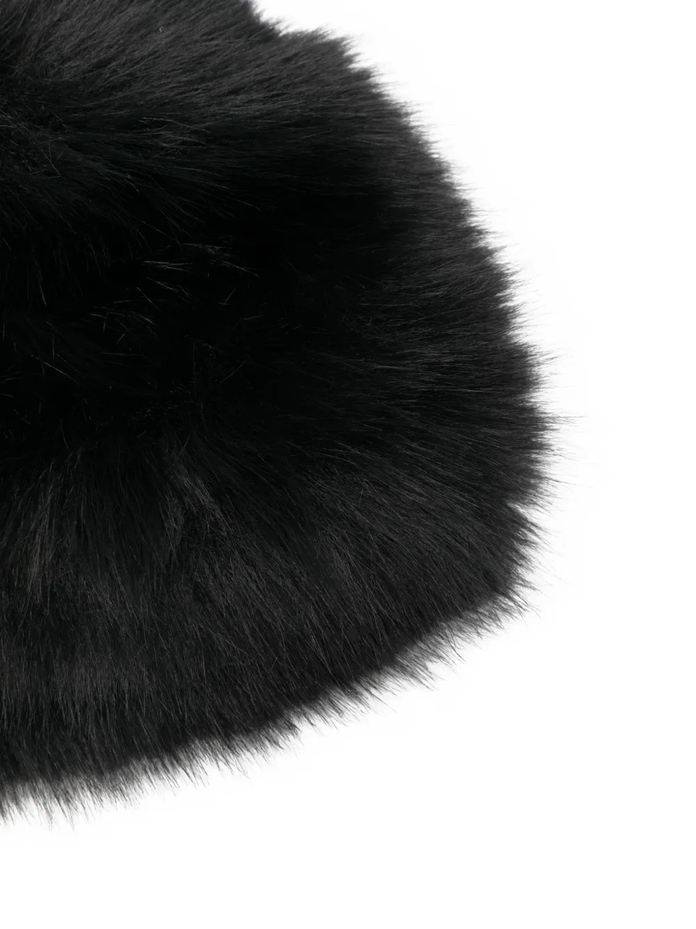 Molliolli Faux Fur Hat In Black