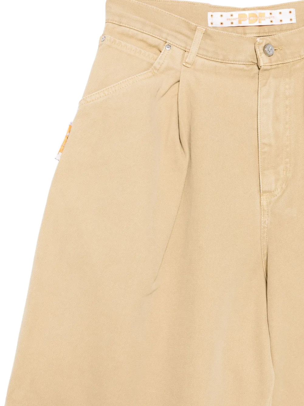 Pdf Channel Wide-leg Jeans In Brown