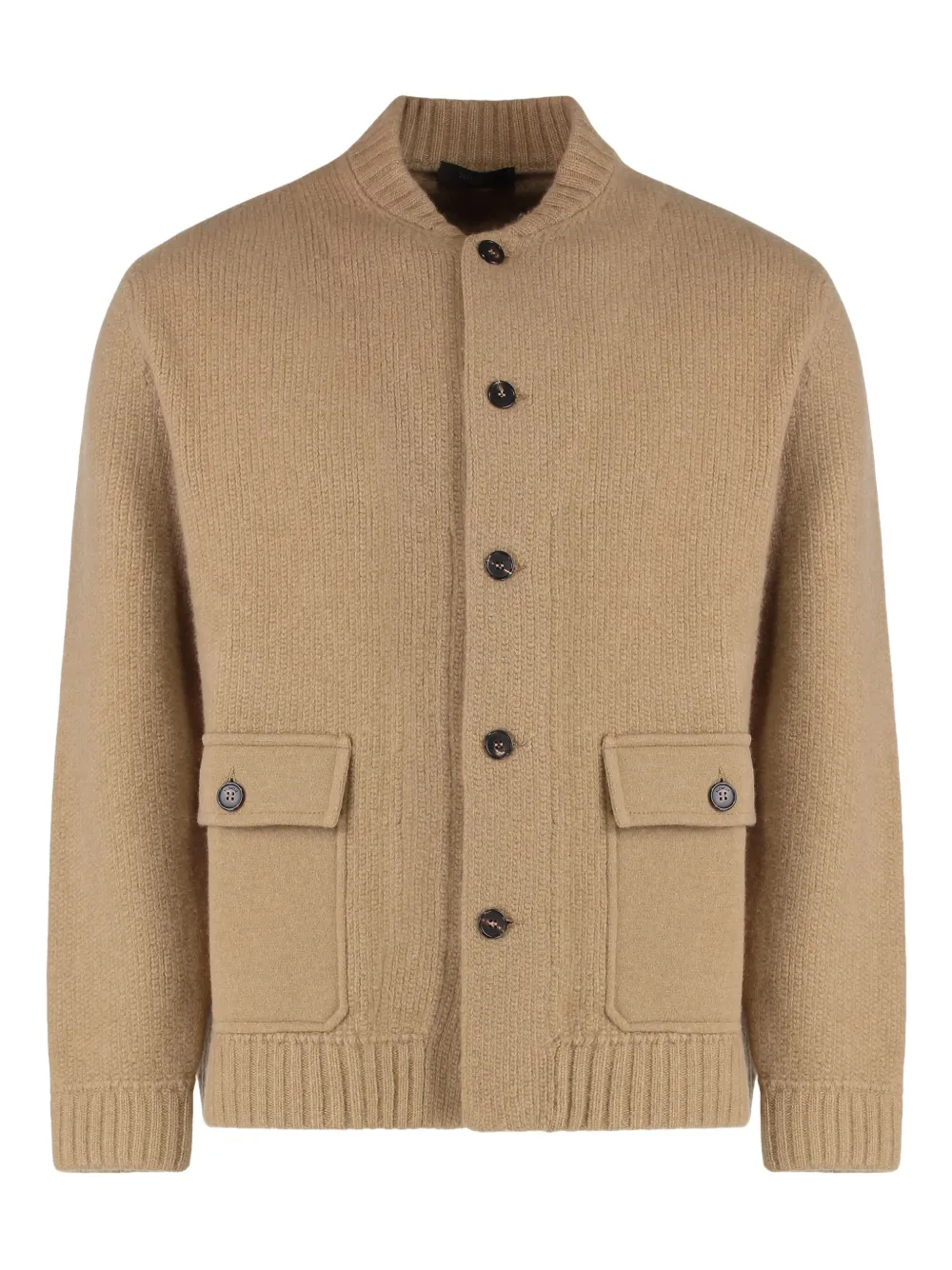 Slowear Cardigan In Wool And Cashmere In Brown