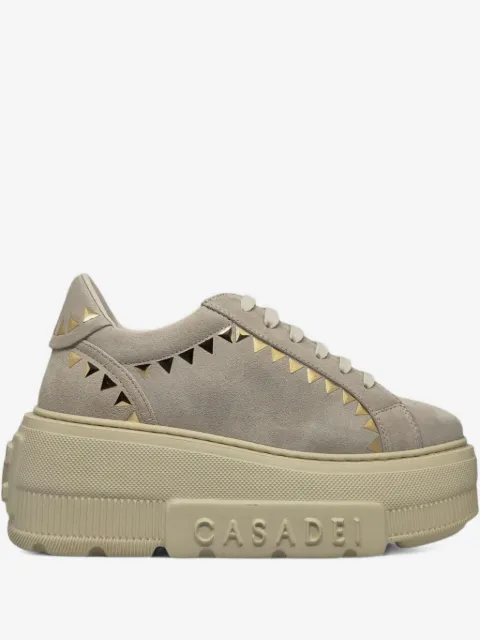 Casadei Nexus 铆钉厚底运动鞋