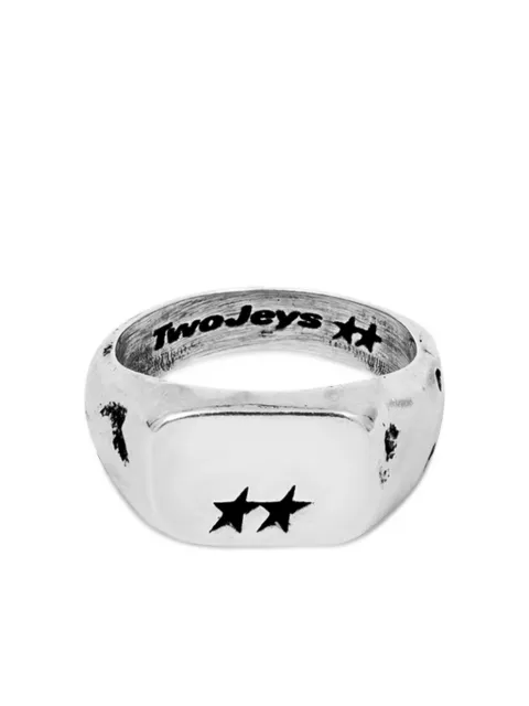 TWOJEYS star-detail ring