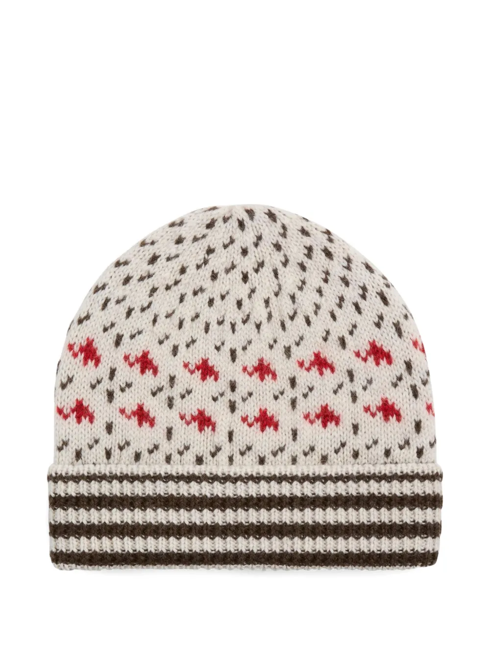Mammut Cabourn Direttissima gestreepte muts - Beige