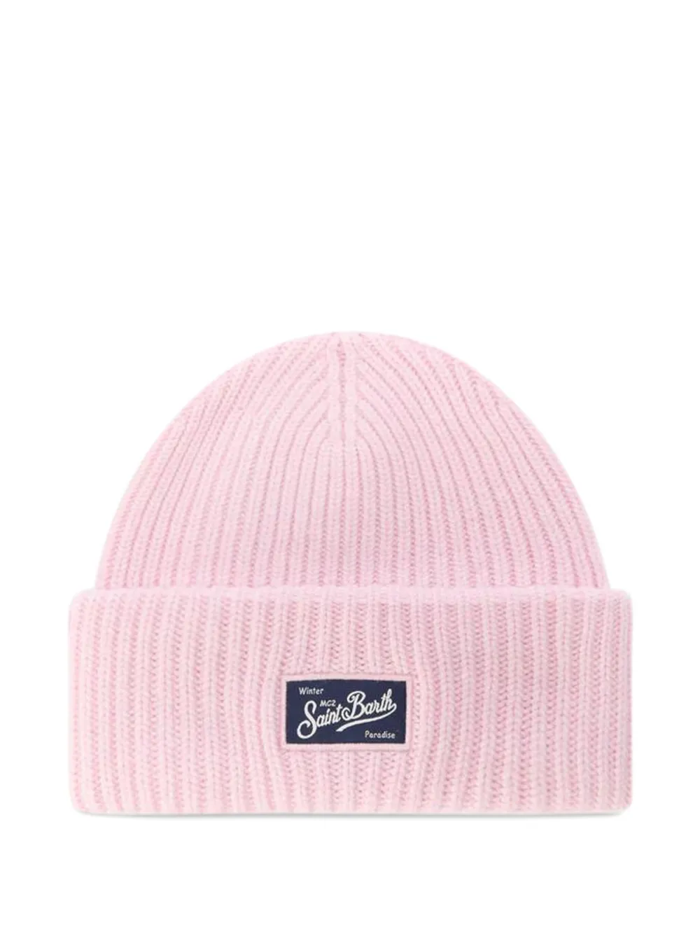 MC2 Saint Barth Berry ribbed beanie | Pink | Image 1