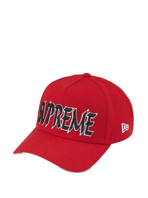 Supreme logo-embroidered cap