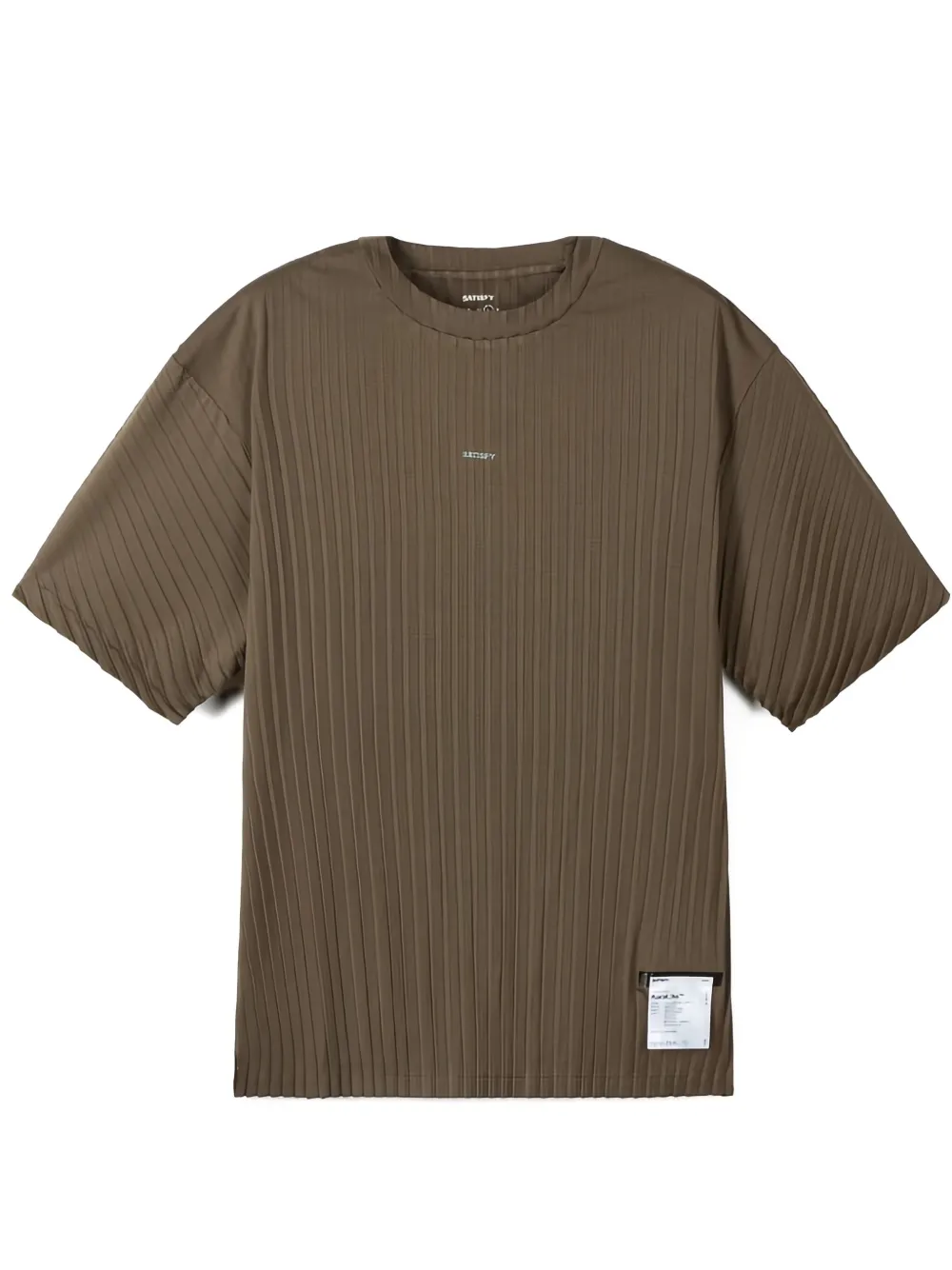 Satisfy ribbed crew-neck T-shirt - Bruin