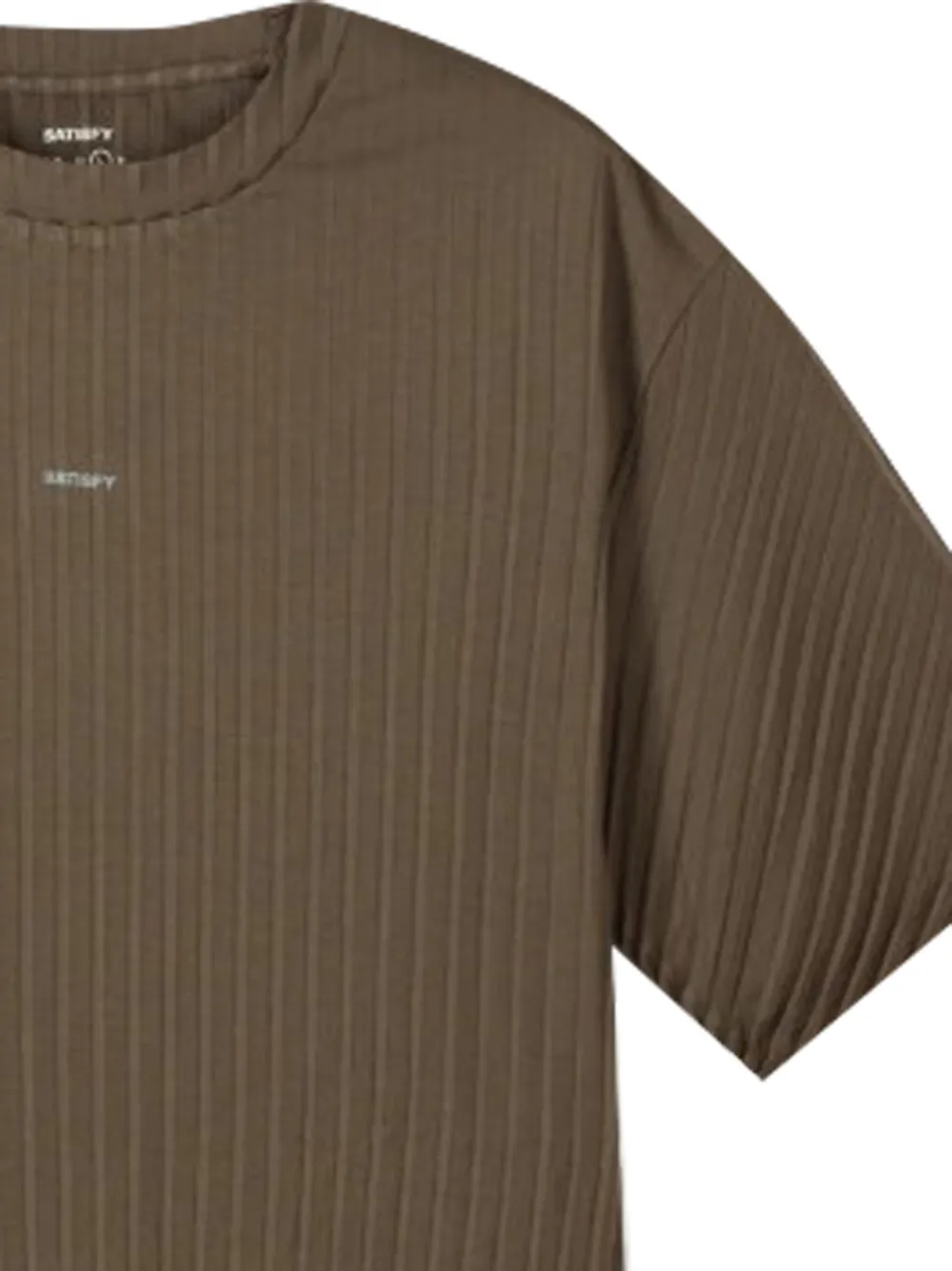 Satisfy تيشيرت بحياكة مضلعة ورقبة مستديرة | تيشيرتات | Image 2