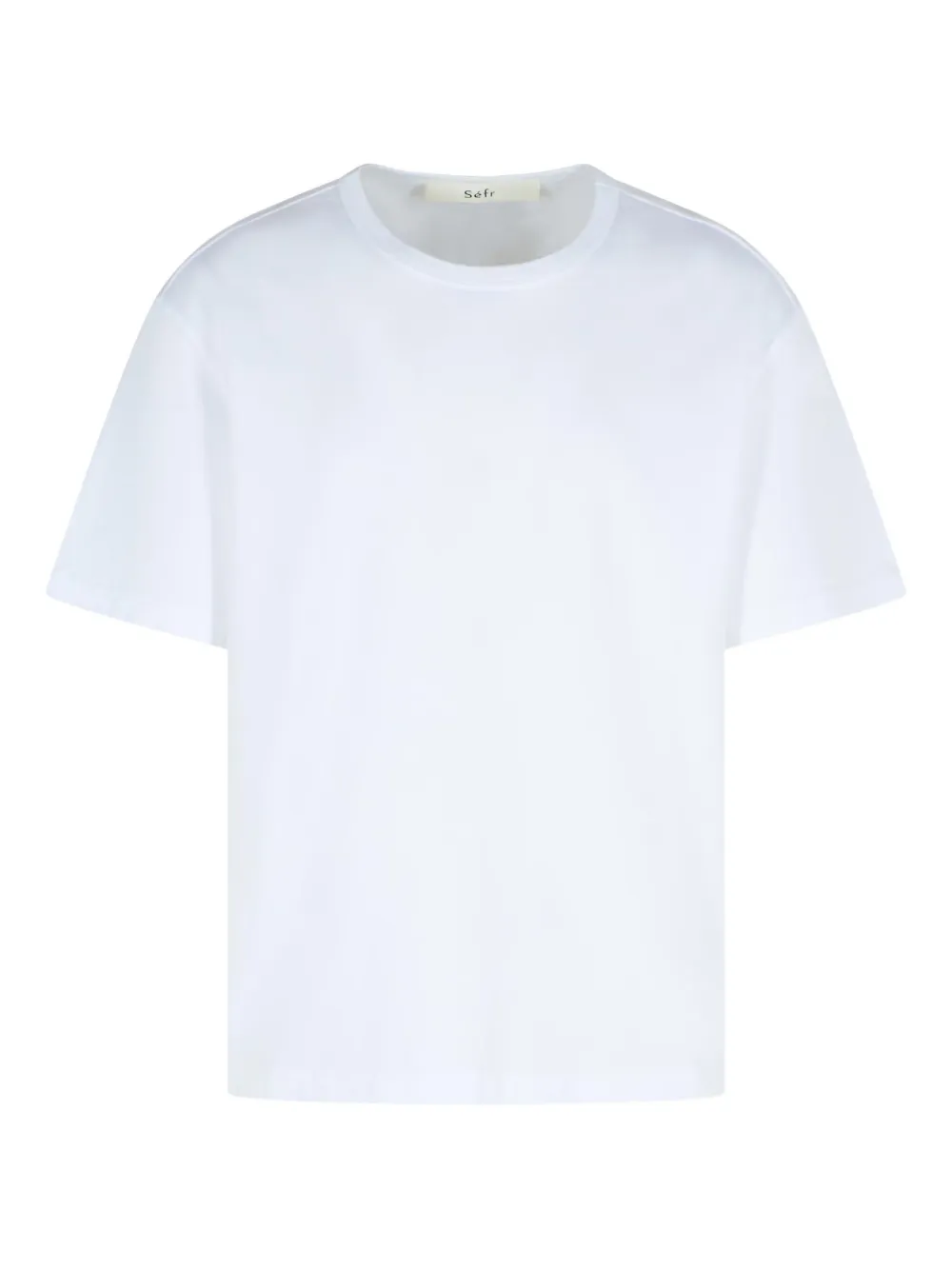 Séfr Mauro Cotton T-shirt In White