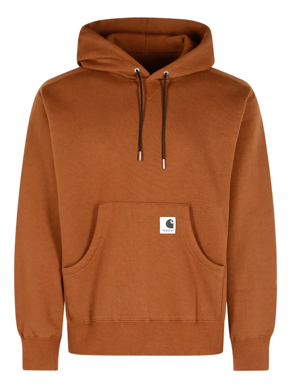 sacai ドローストリング パーカー - ブラウン sacai ドローストリング パーカー - ブラウン