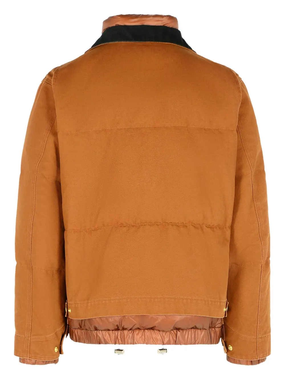 sacai layered corduroy-collar padded jacket | Down Jackets | Image 2