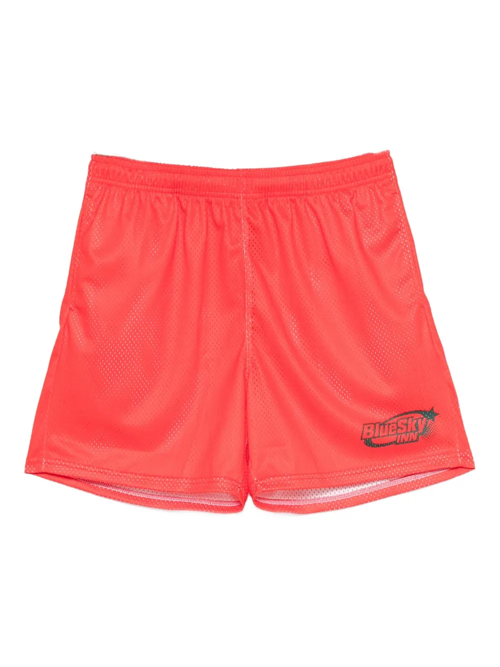 BLUE SKY INN logo-print soccer shorts - Rosso
