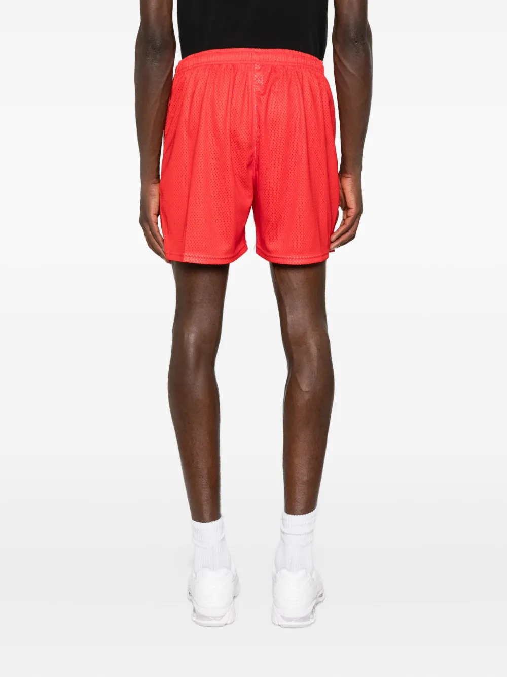 BLUE SKY INN Voetbalshorts met logoprint Rood