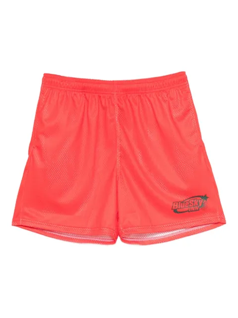 BLUE SKY INN logo-print soccer shorts