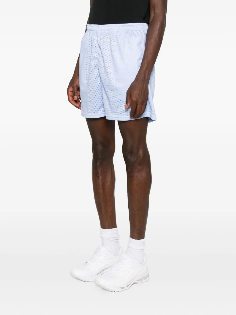 BLUE SKY INN Voetbalshorts met logoprint Blauw