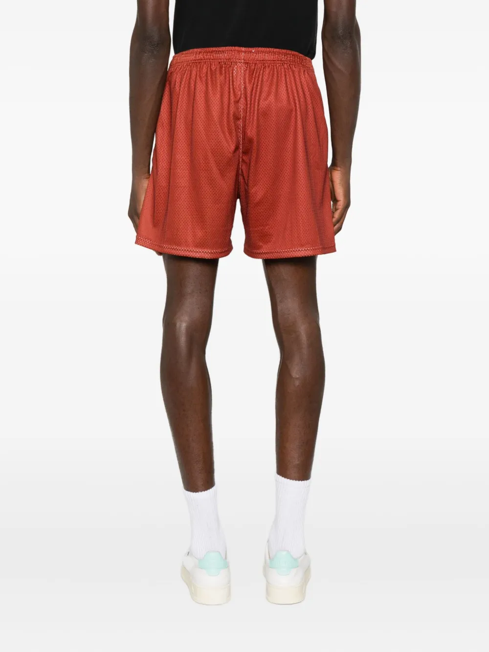 BLUE SKY INN Voetbalshorts met logoprint Rood