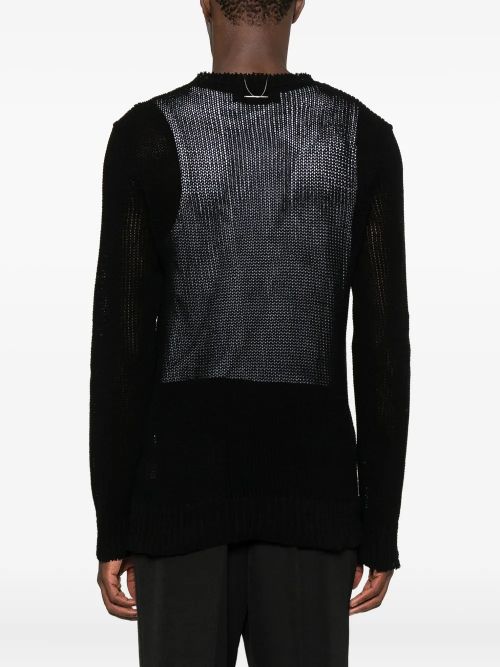 Deepti Crew-neck Sweater In Black