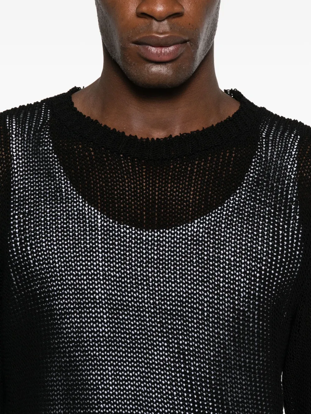 Deepti Crew-neck Sweater In Black