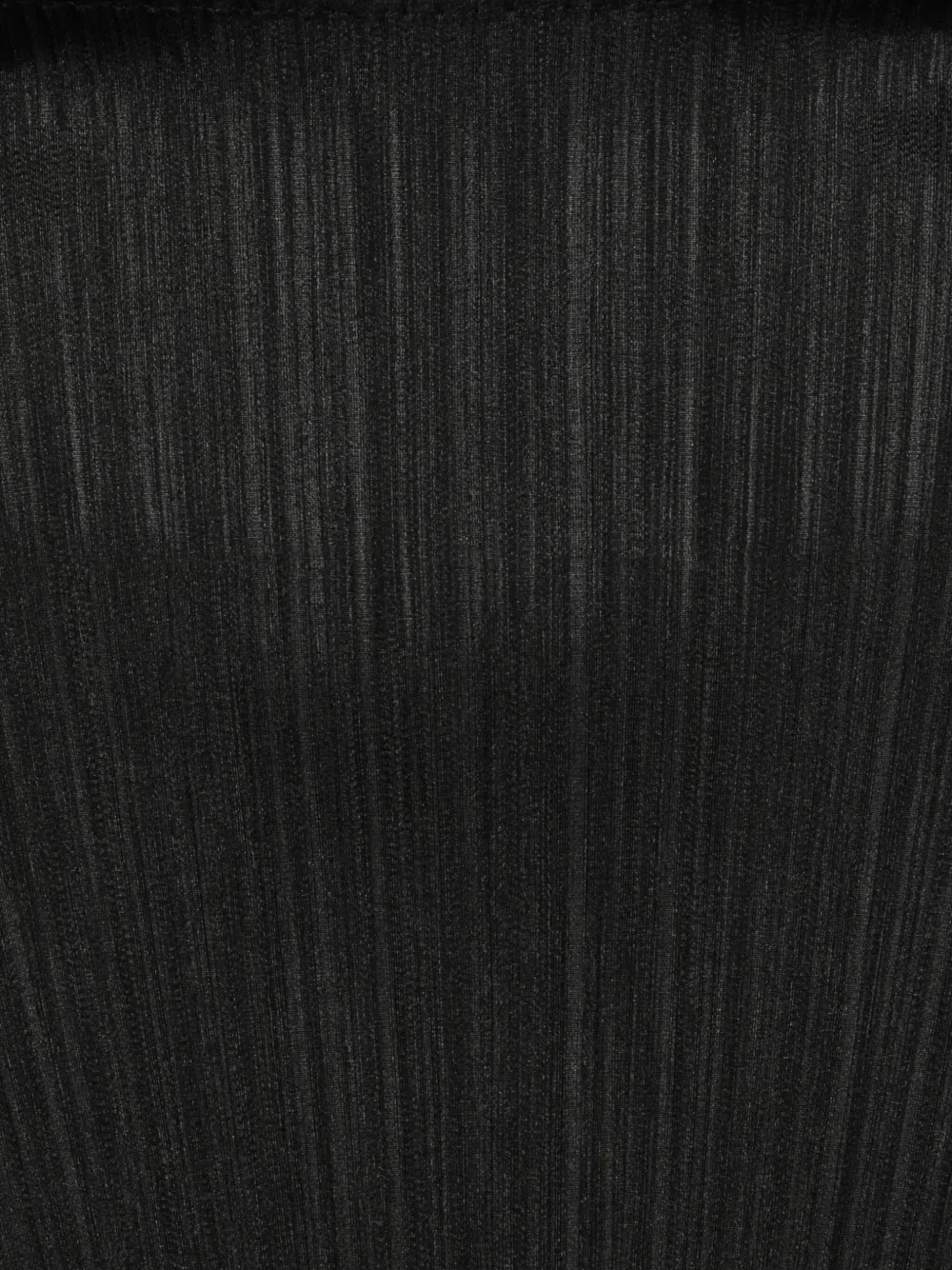 Pleats Please Issey Miyake Plissé tanktop Zwart