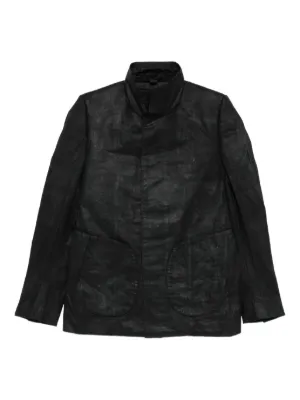 Julius Gas Mask Coat | Black | FARFETCH