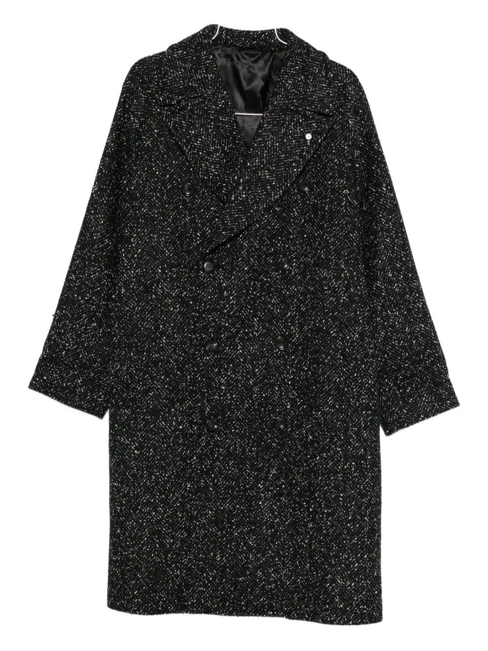 L.B.M. 1911 double-breasted coat | Black | Image 1