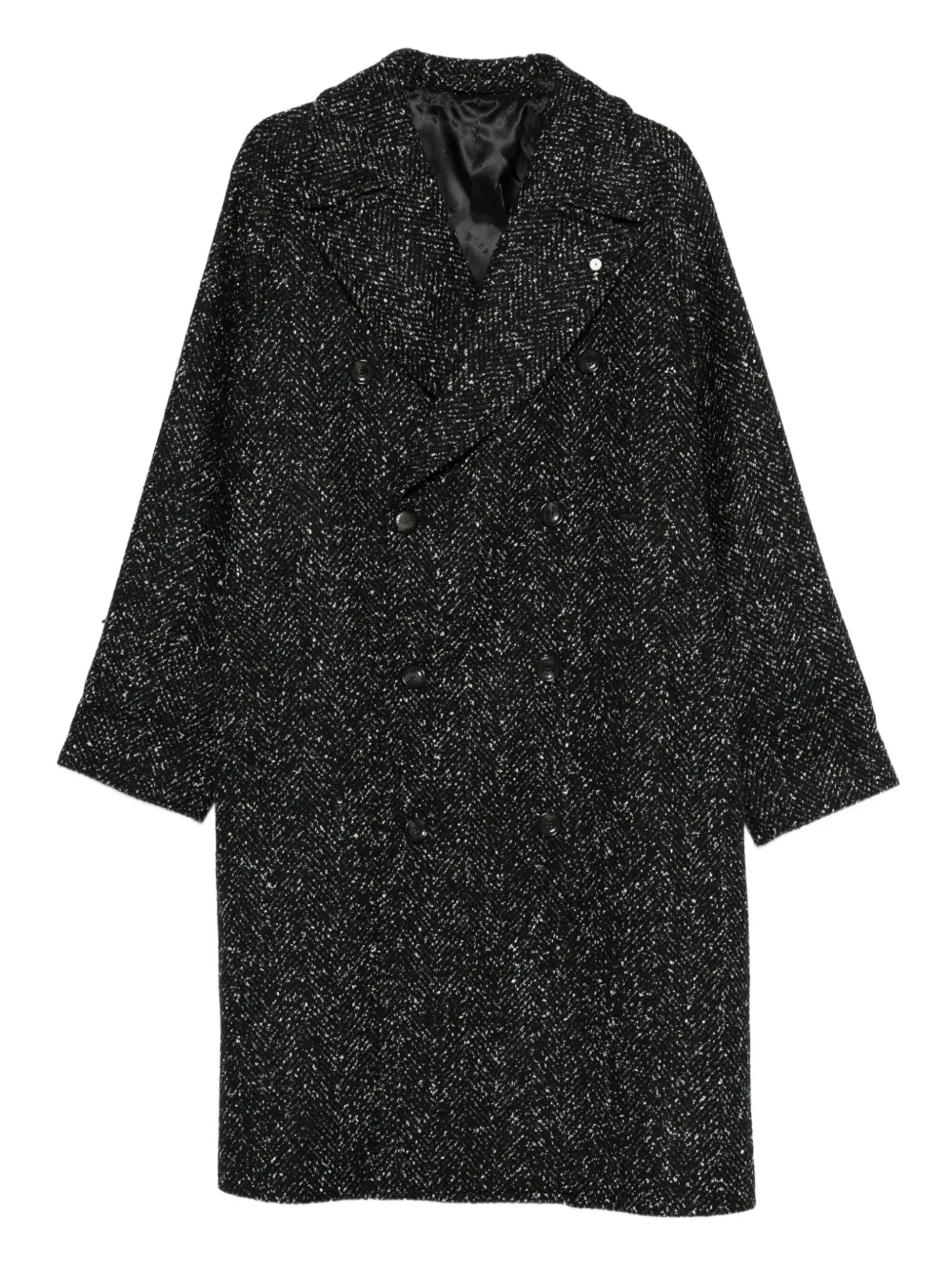 L.B.M. 1911 abrigo con doble botonadura | negro | Image 1