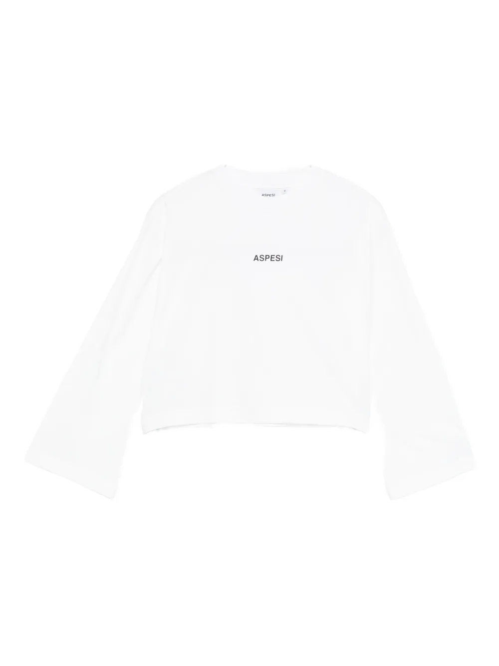 Aspesi Kids' Logo-print T-shirt In White