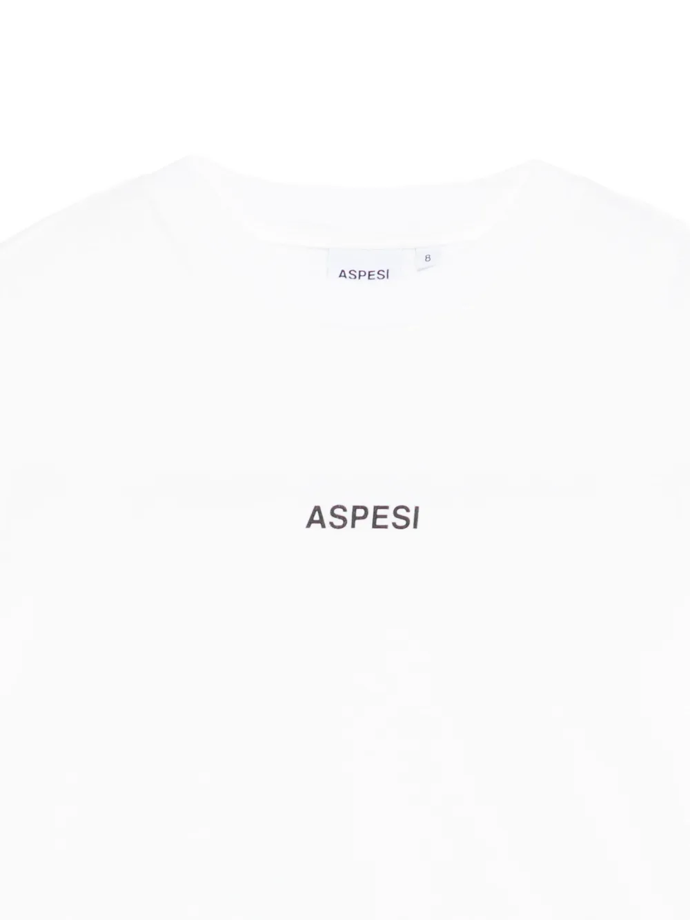 Aspesi Kids T-shirt met logoprint Wit