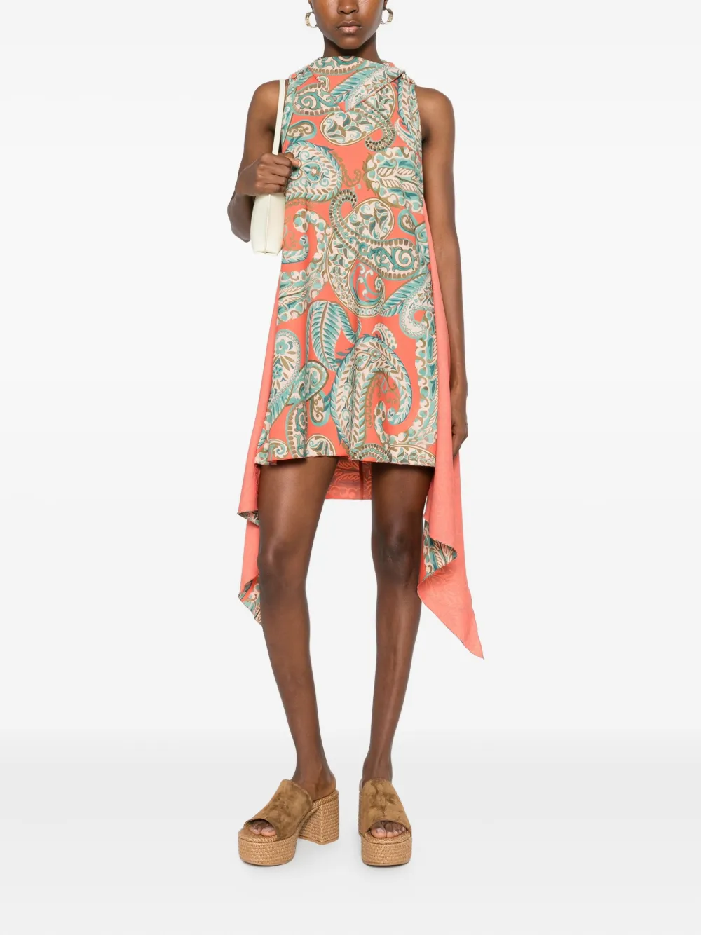 ETRO Midi-jurk met paisley-print - Oranje