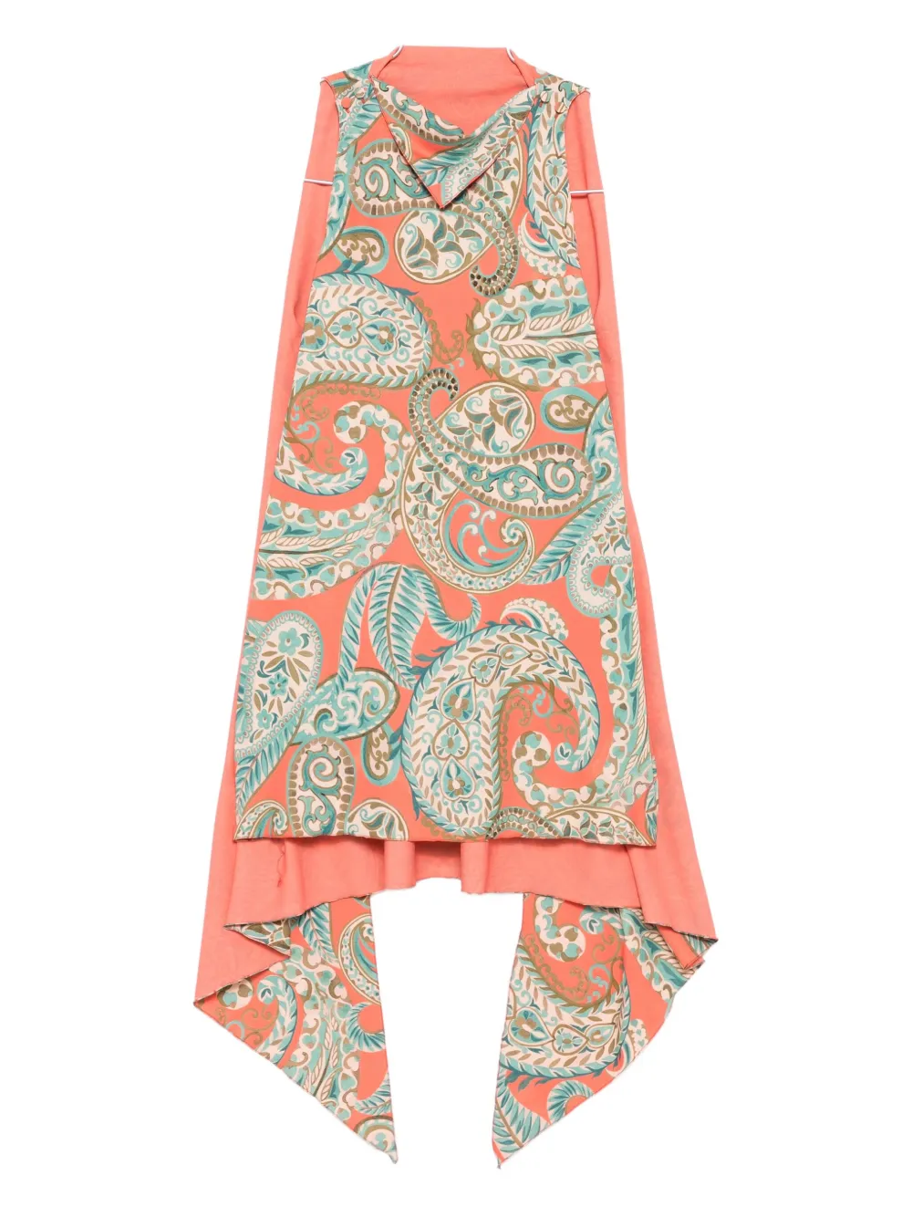 Etro Paisley-print Midi Dress In Multi