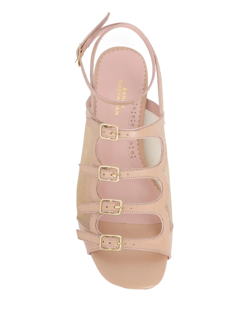 Sarah Chofakian Angelina sandals Roze