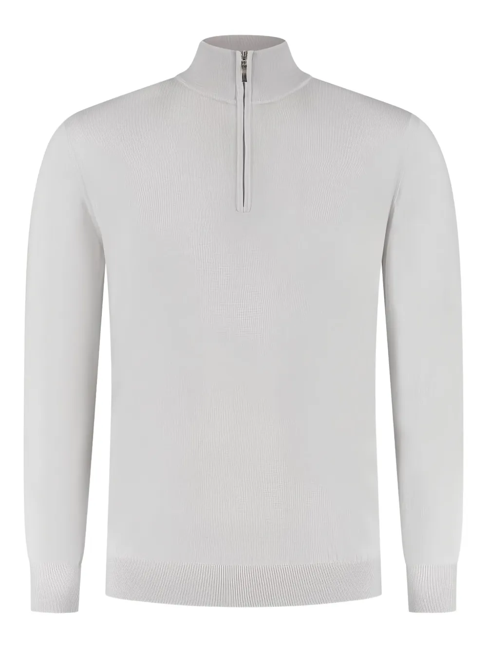 Doriani Cashmere suéter con cuello de tortuga y cierre | gris | Image 1