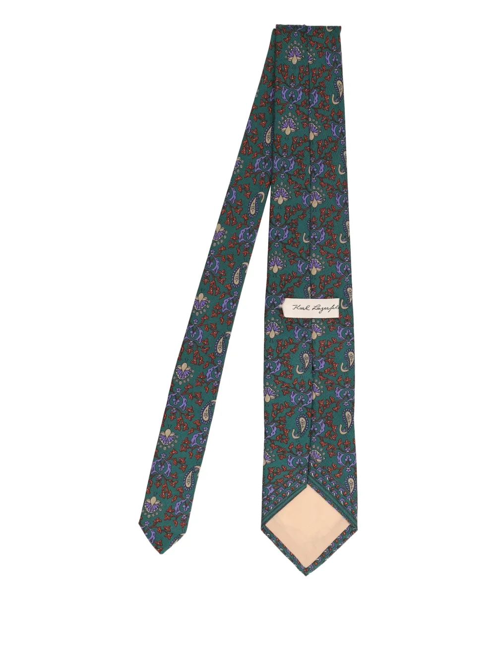 Karl Lagerfeld Vintage paisley-print tie | Image 2