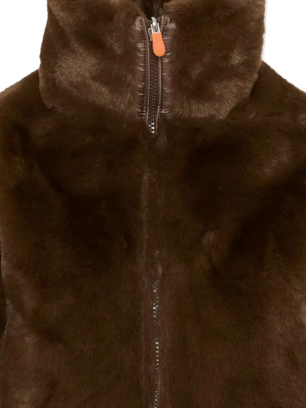 Save The Duck Reversible Faux-fur Jacket In Brown