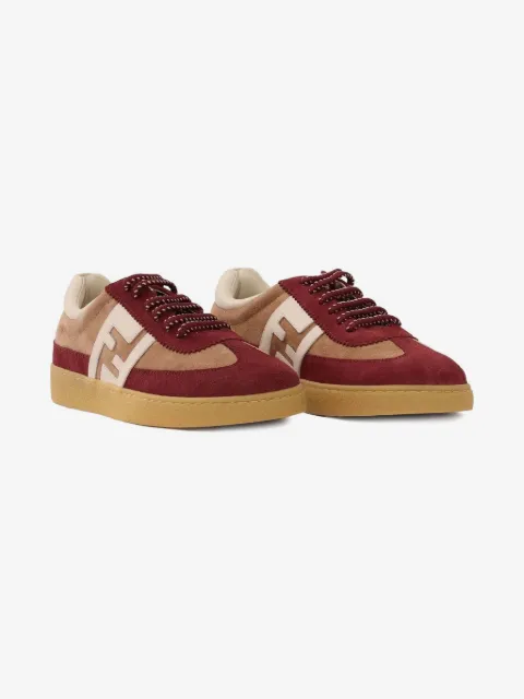Fendi Kids tenis con detalle del logo