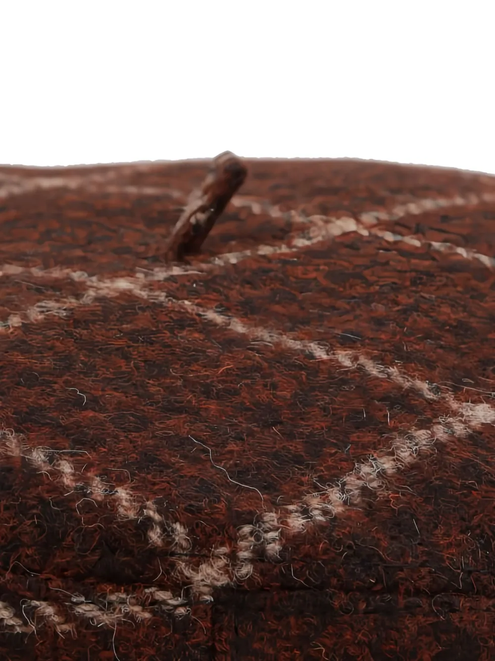 Vivienne Westwood Checked-pattern Beret In Brown