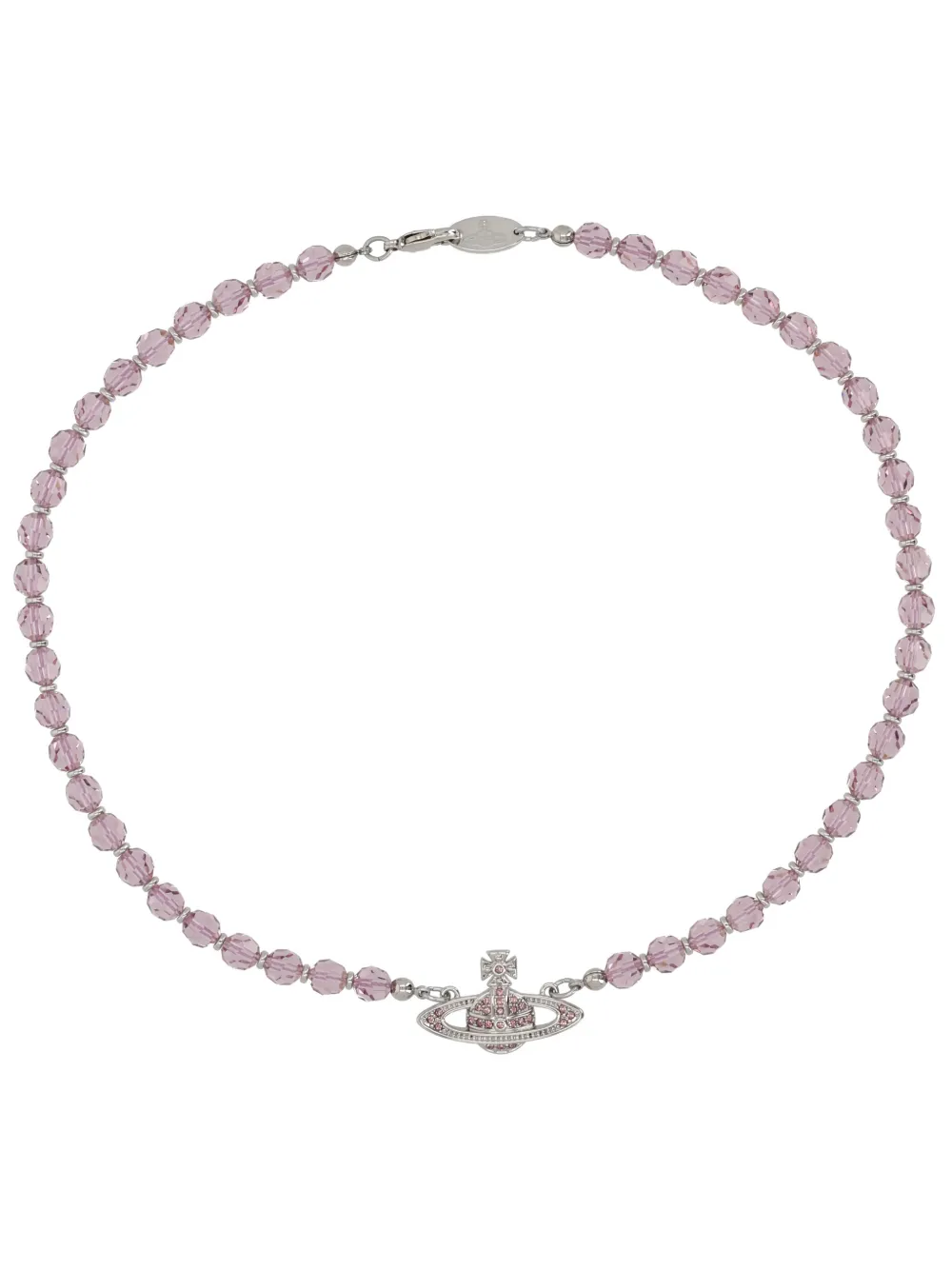 Vivienne Westwood Messaline choker necklace - Zilver