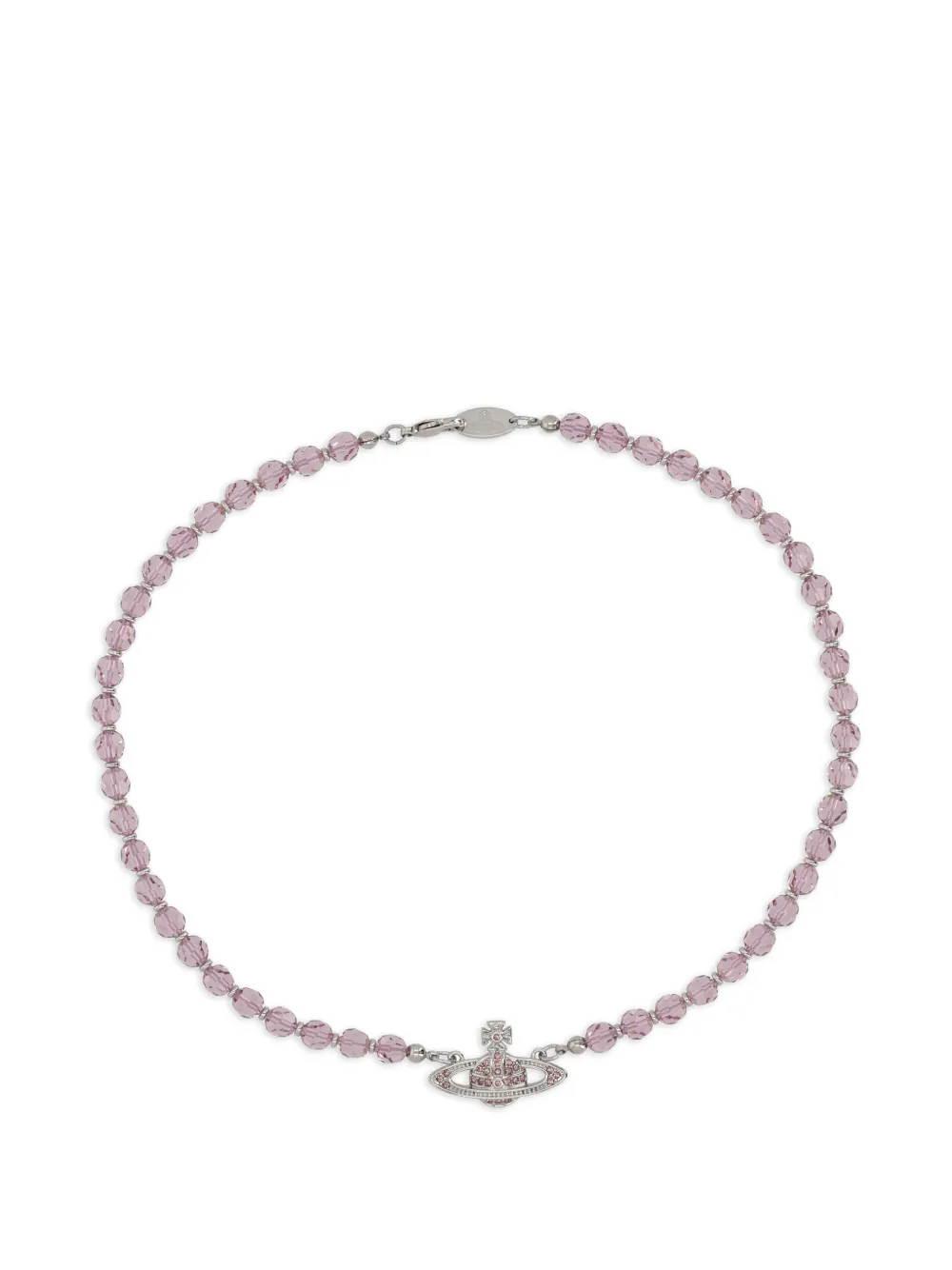 Vivienne Westwood Messaline choker necklace - Silber