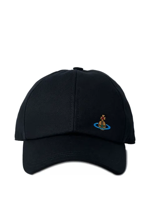 Vivienne Westwood Orb logo-detail cotton hat