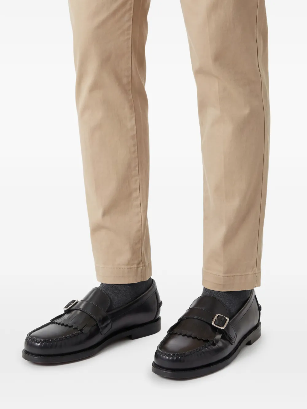 Sebago Ales leren loafers Zwart