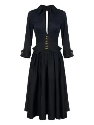 ELISABETTA FRANCHI エリザベッタフランキ　ワンピース黒M エリザベッタフランキ (ELISABETTA FRANCHI)レディース