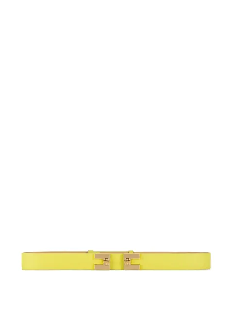 Elisabetta Franchi logo-plaque belt