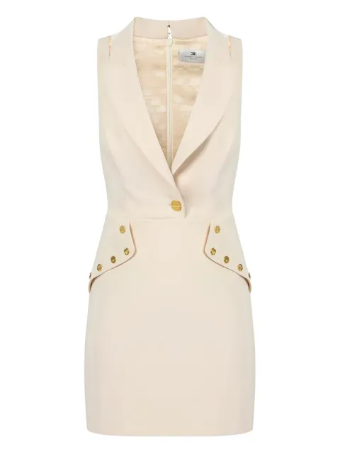 Elisabetta Franchi peak-lapel mini dress