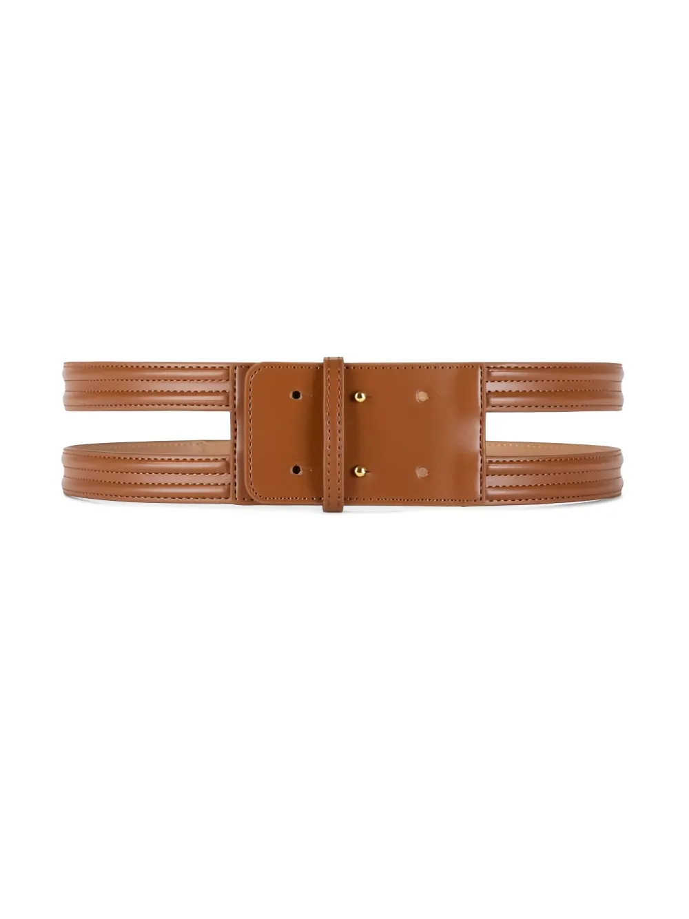 Elisabetta Franchi cut-out logo belt | Image 2